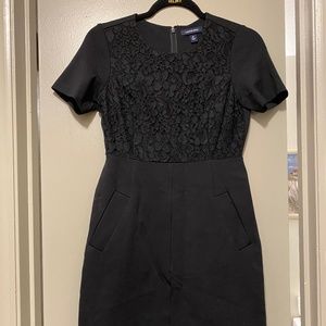 LAST CHANCE Lands End Ponte Sheath Dress (Pockets)